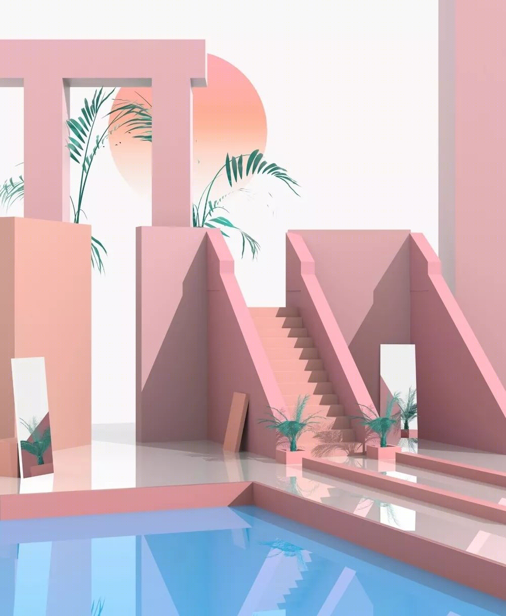 梦幻色彩的 3D 艺术盛宴-17