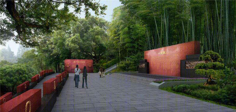 赵一曼纪念馆景观改造-3
