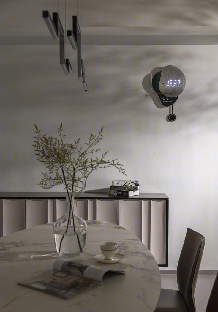 130m²五口之家留白设计-13