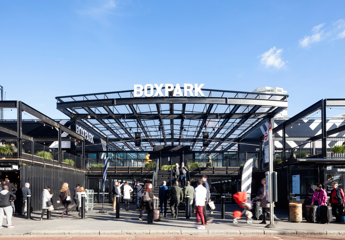 英国购物中心集装箱公园BOXPARK-3