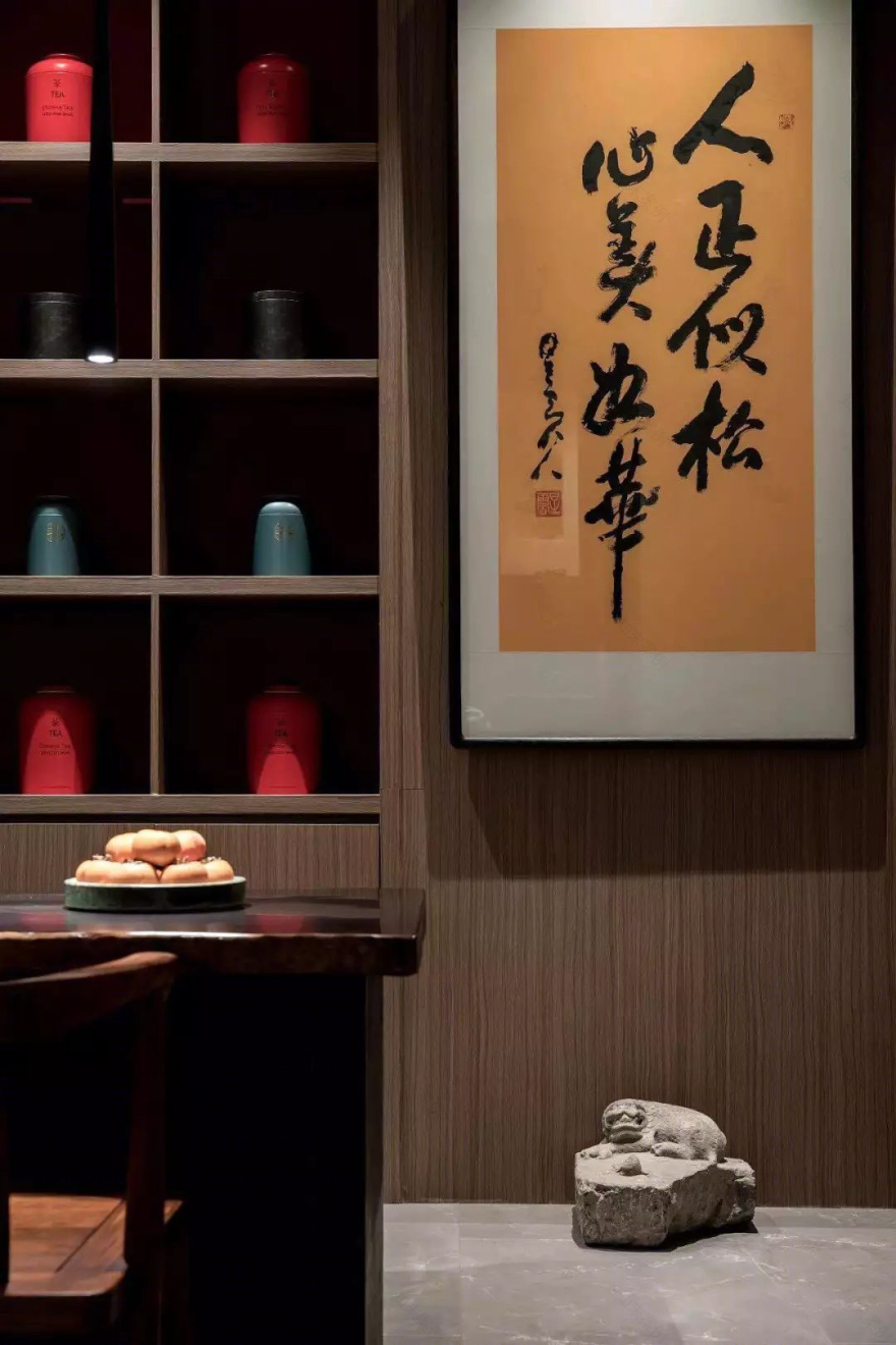 曦所 | 墨香茶韵的中式藏馆,小而美的生活空间-10