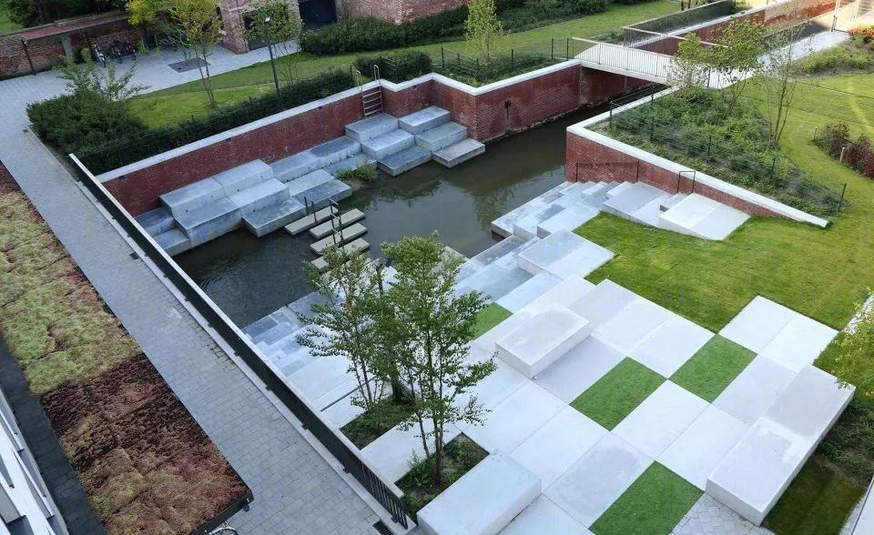 河滨公园 REGA 学生公寓，水上梯田营造独特体验-8