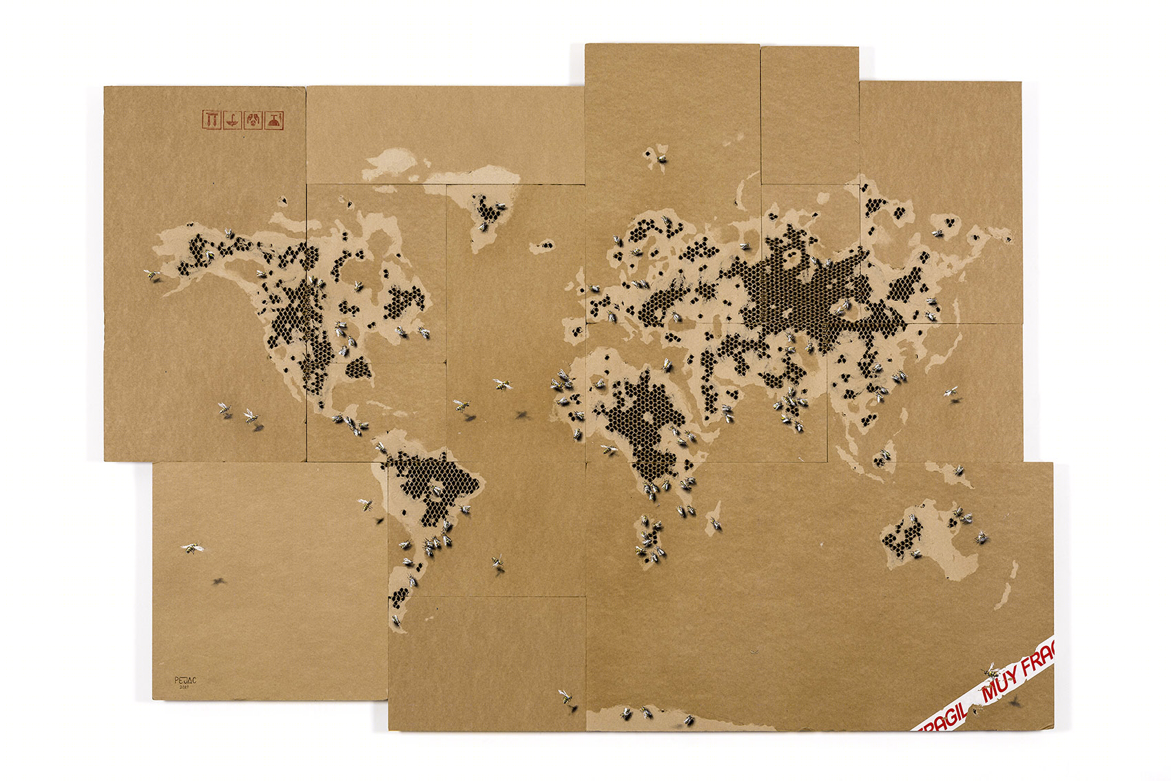 Pejac 的“呼吸暂停”展览丨德国柏林-52