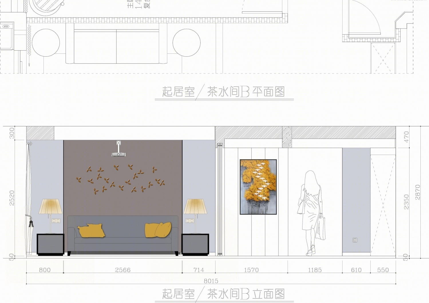 千禧城雅致灰调 | 动静分离的现代家居设计-20