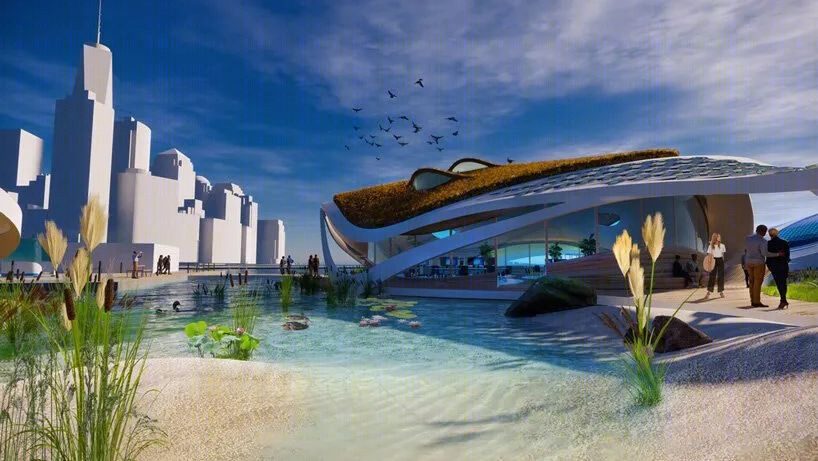 浮动生态园区 | 人与自然和谐共生的未来建筑-27