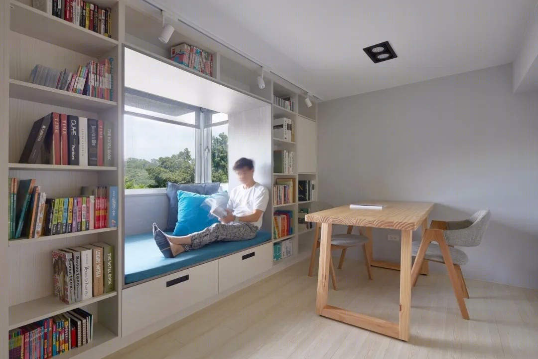 清新的北欧风亲子住宅-17