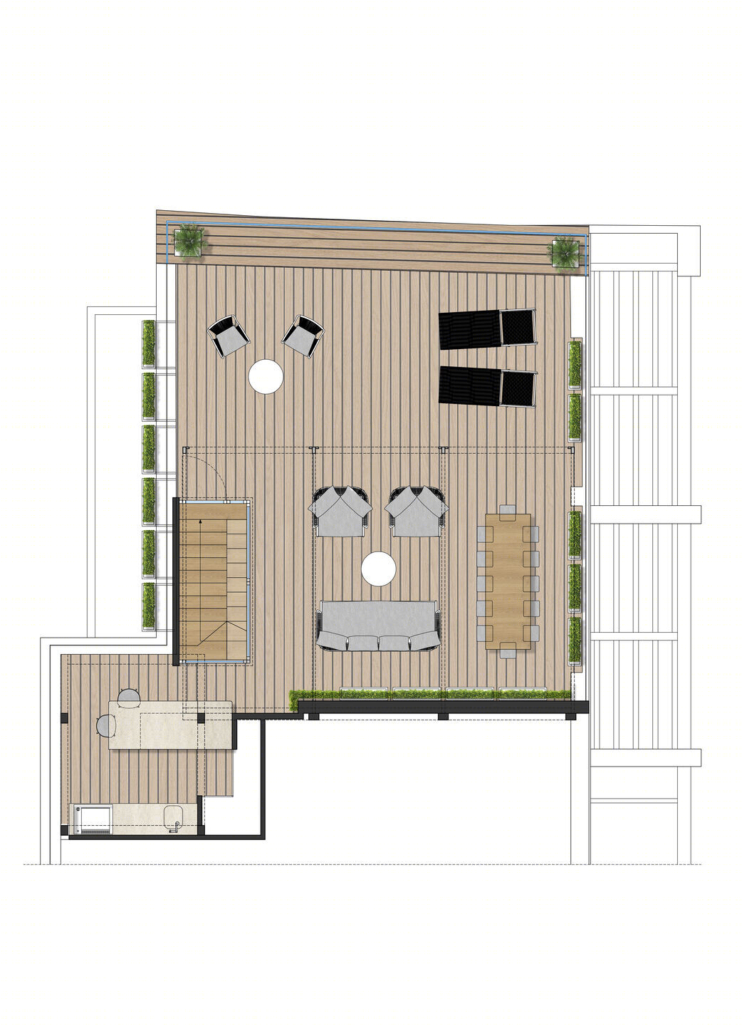 意大利萨萨里小阁楼办公室设计丨Studio VetroBlu-19