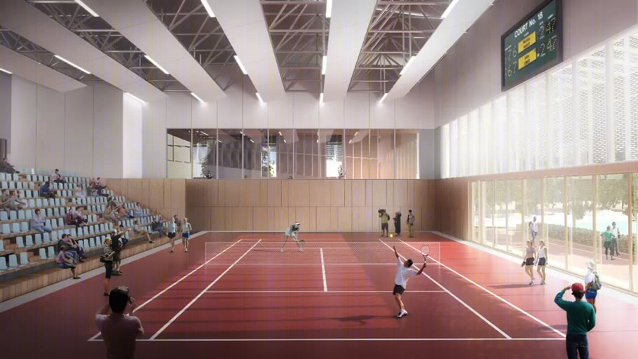 九江学院网球馆丨中国九江丨九江建筑设计院-6