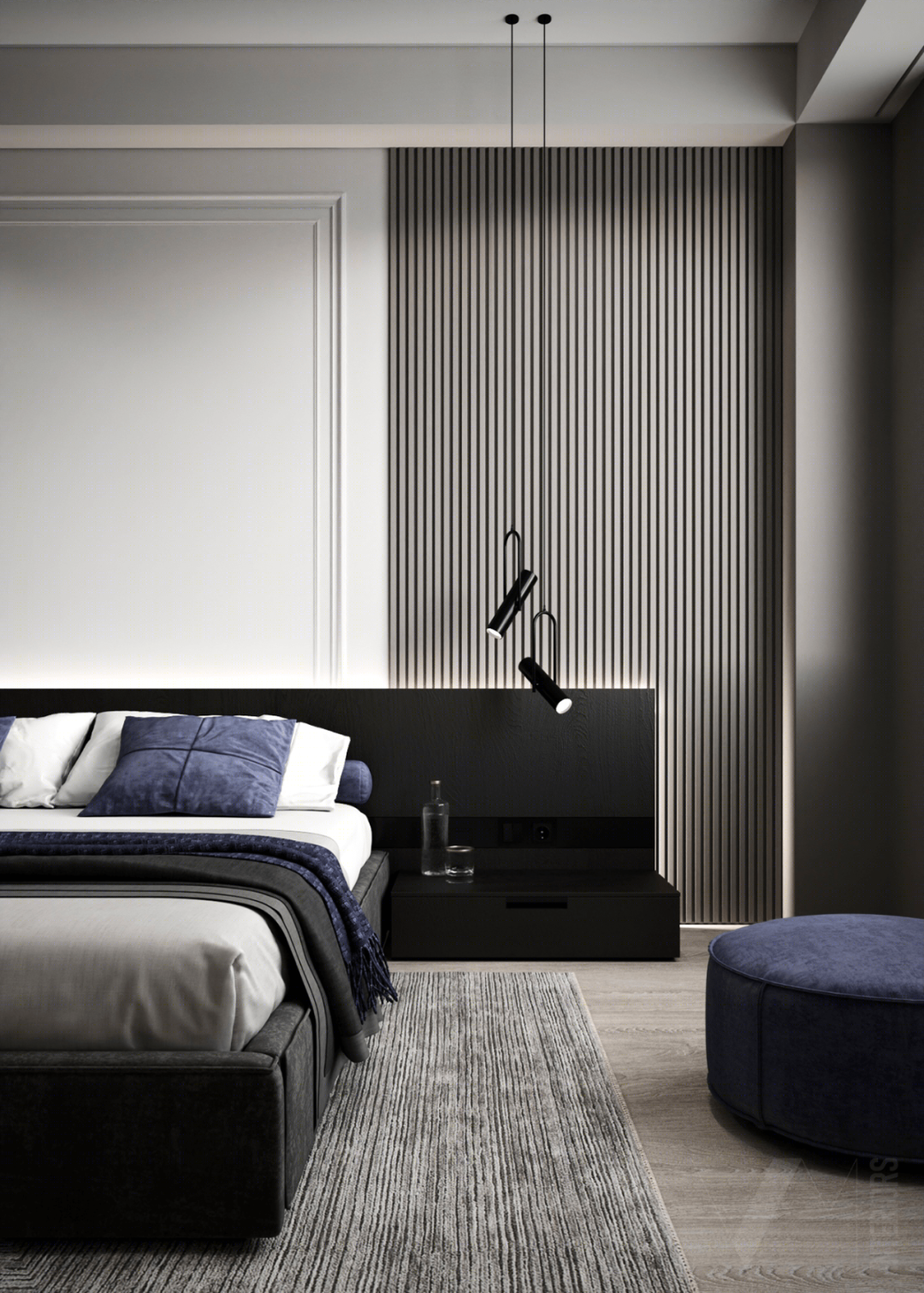 摩尔多瓦 86㎡现代复古风公寓丨米兰设计师 Valeria Mahu-29