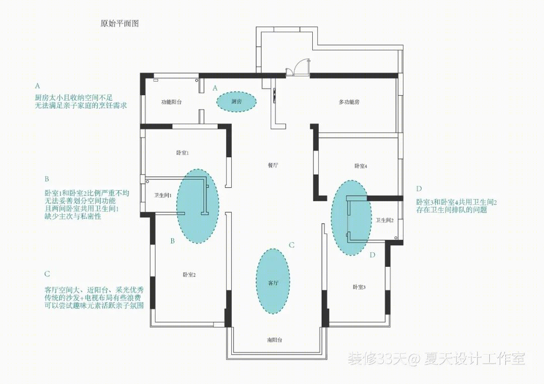 贵阳 150 平三孩家庭亲子宅丨中国贵阳丨夏天设计工作室(上海)-3