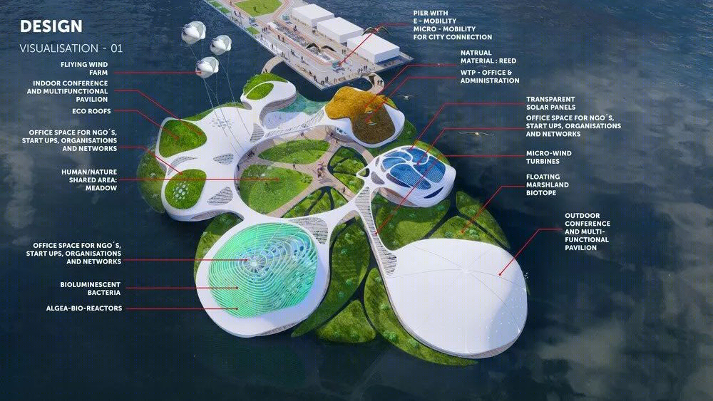 浮动生态园区 | 人与自然和谐共生的未来建筑-31