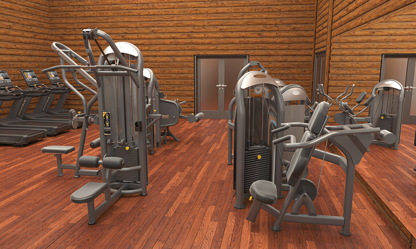 Anastasiya Gushchina丨健身房丨Country Club Remodel-5