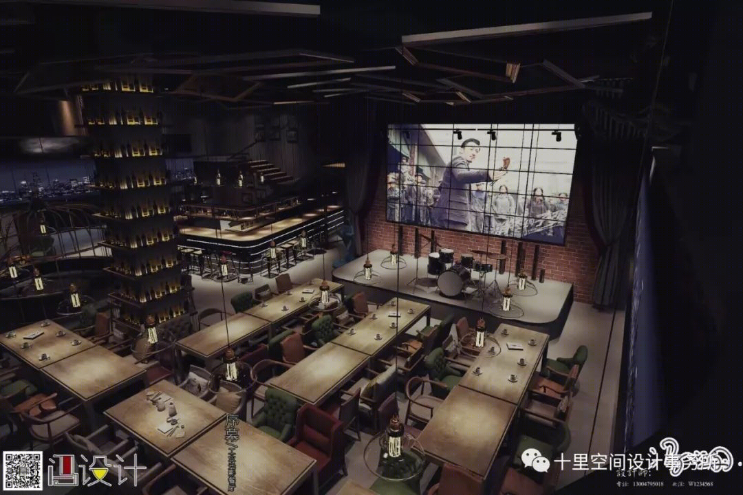 冯江国打造的新华书店同幢 4 楼 3D 餐厅设计-19