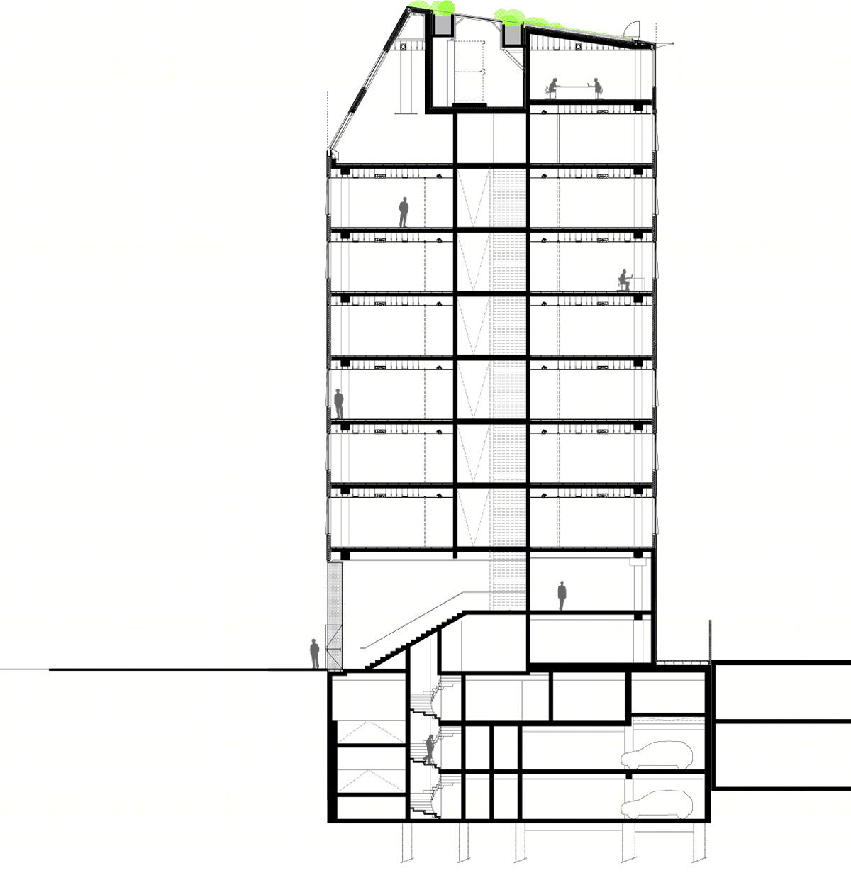 巴黎M5B3办公楼丨ecdm architectes-30