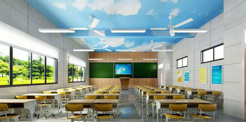 陵城六中教学建筑室内设计展示-20