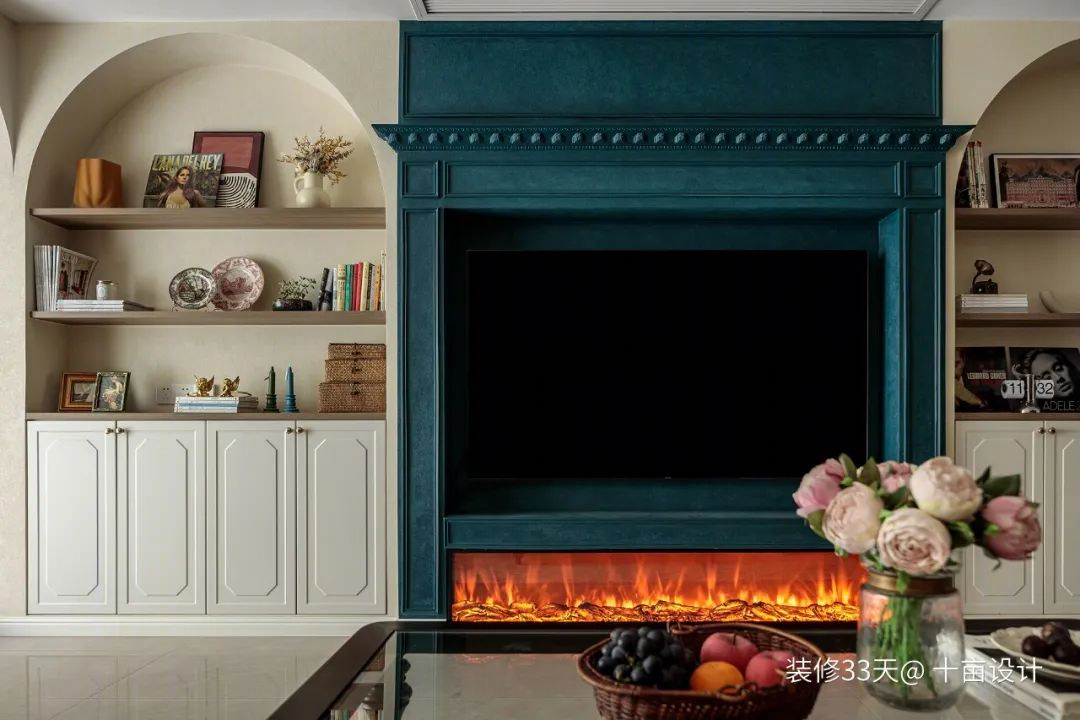 复古混搭婚房丨中国内江丨十亩设计（内江）-15