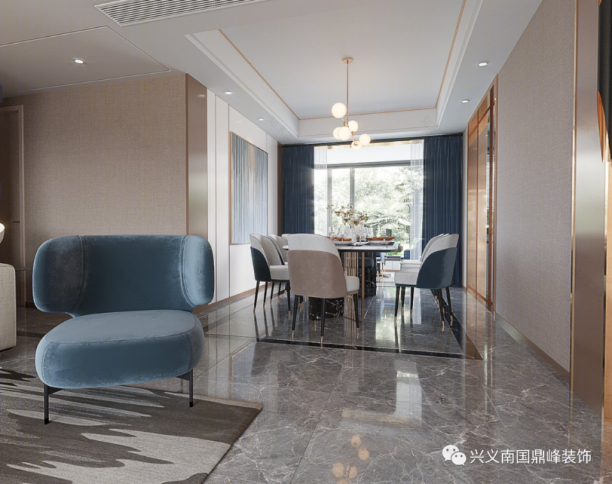 公园悦府轻奢风,余礼彬的现代设计美学-8