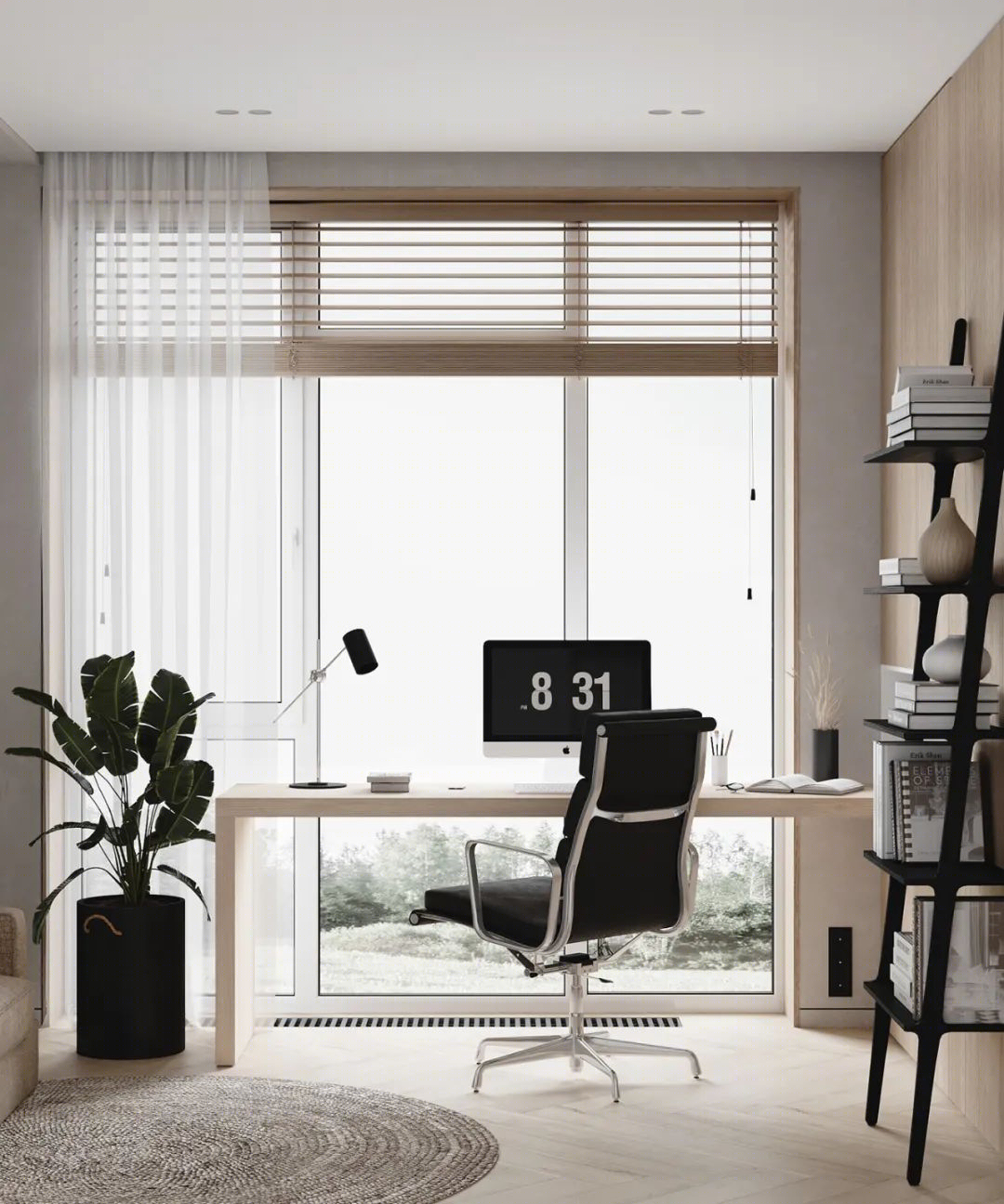 75㎡极简原木居丨Tomkin Design-36