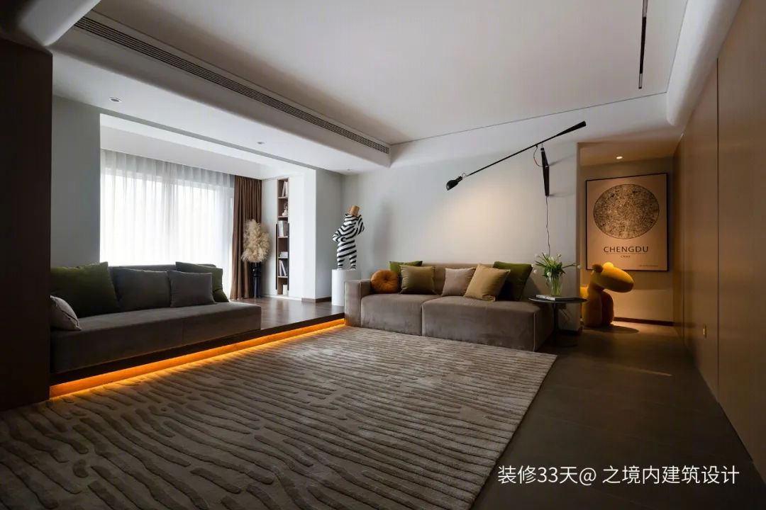 现代简约风 · 119 平温馨两居丨中国成都丨成都之境内建筑设计-16