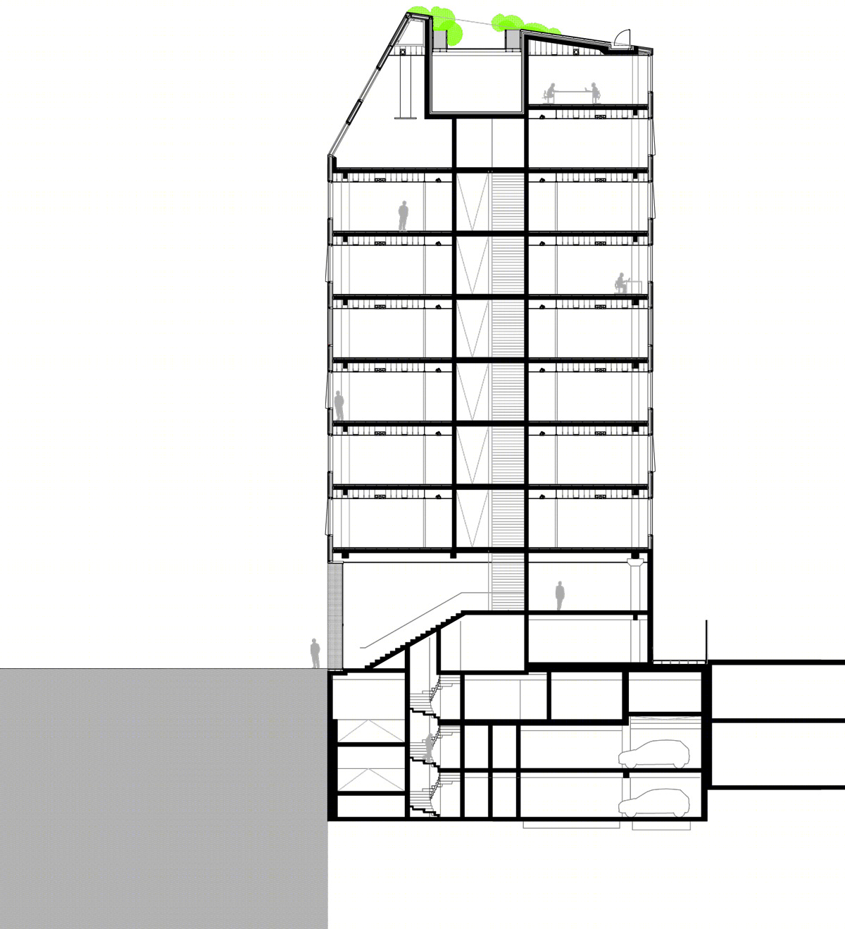 巴黎M5B3办公楼丨ecdm architectes-31