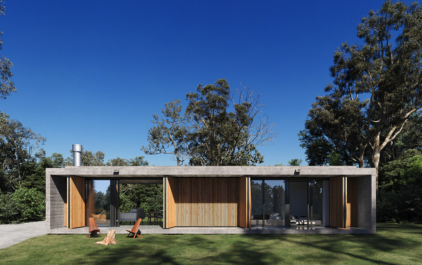 Anastasiya Gushchina丨别墅建筑丨Marindia House CGI-4
