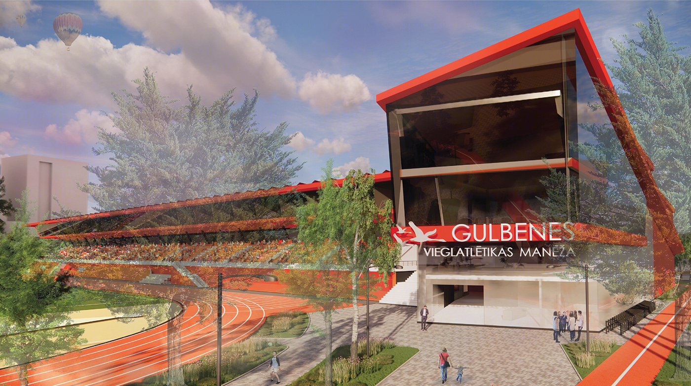 SPORTS COMPLEX IN GULBENE | COMPETITION PROJECT-1