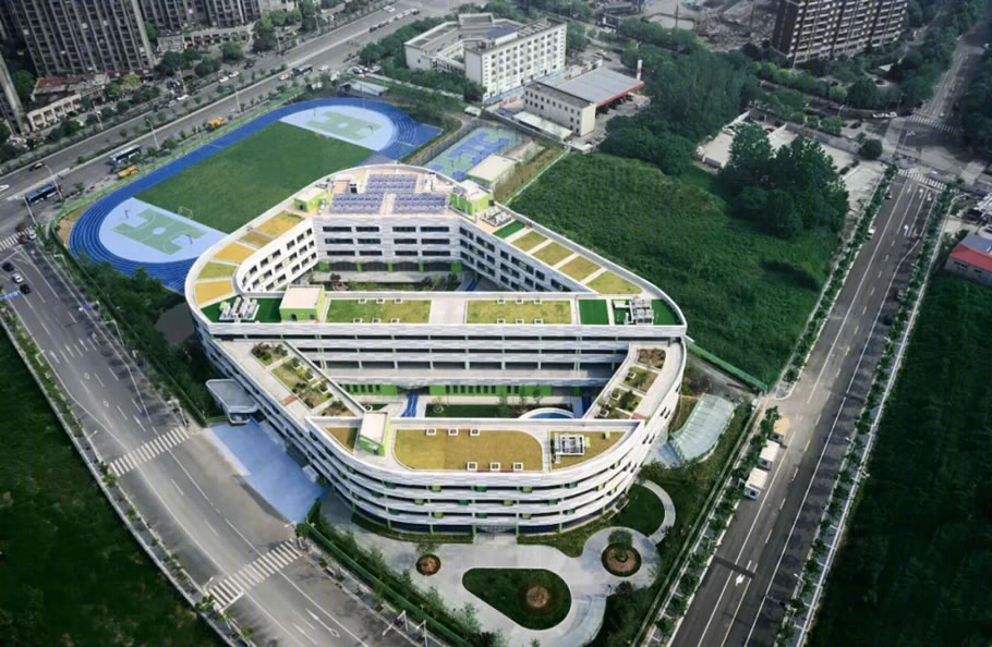 南京师范大学附属中学江山小学·绿色生态校园设计丨中国南京丨江苏省建筑设计研究院股份有限公司-0