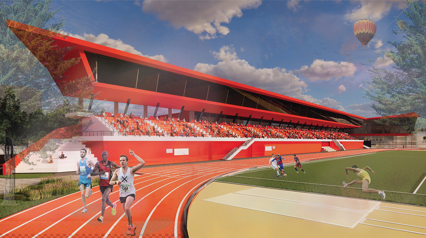 SPORTS COMPLEX IN GULBENE | COMPETITION PROJECT-2