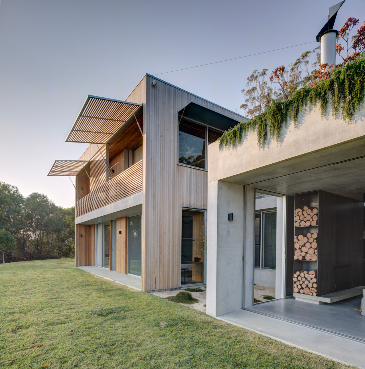 悉尼蓝山度假别墅丨澳大利亚悉尼丨Matthew Woodward Architecture-40
