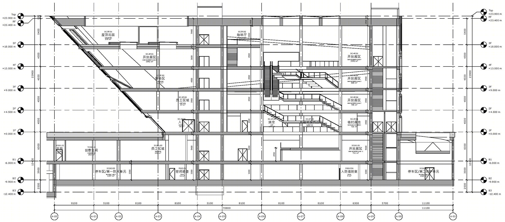 深圳龙岗三馆一城建筑-33