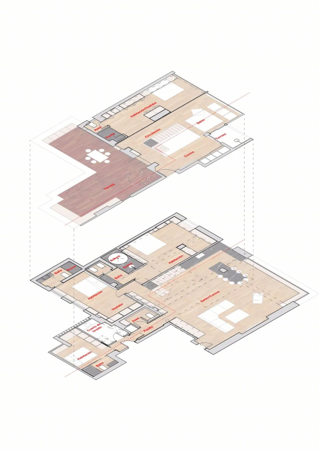 马德里 Casa Paco 复式住宅丨西班牙马德里丨ZOOCO Estudio-65