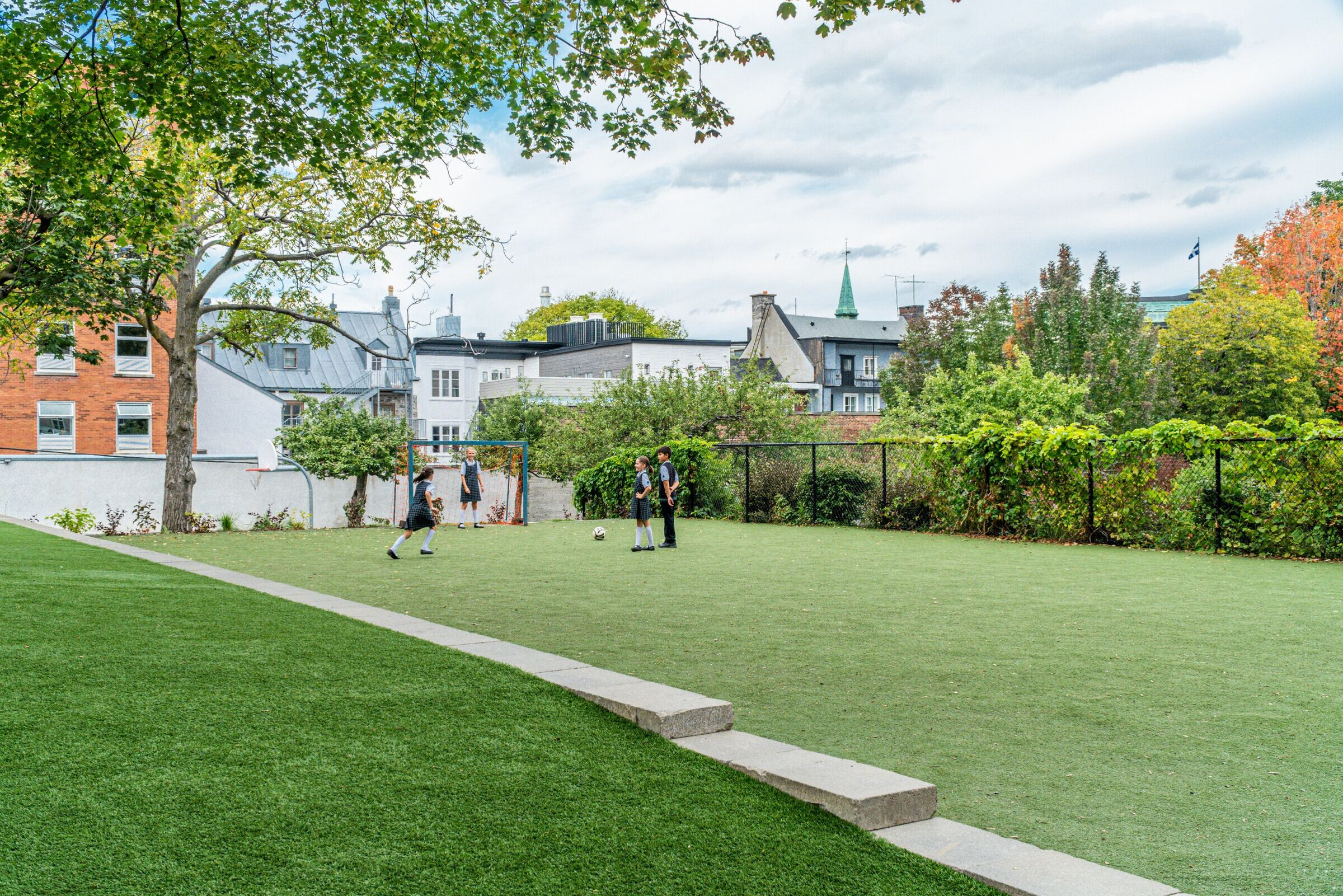 魁北克 Ursuline 学校操场设计丨加拿大魁北克丨EVOQ Architecture-28