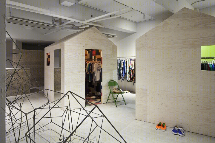 东京猫街 Vintage 服装店设计丨Manabu Okano Studio201-33