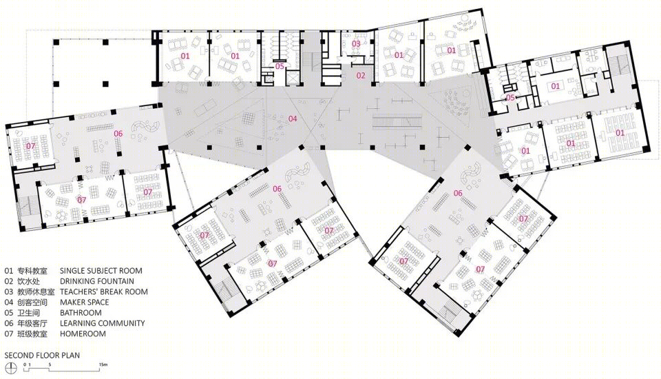 黄城根小学昌平校区丨北京和立实践建筑设计咨询有限公司-62
