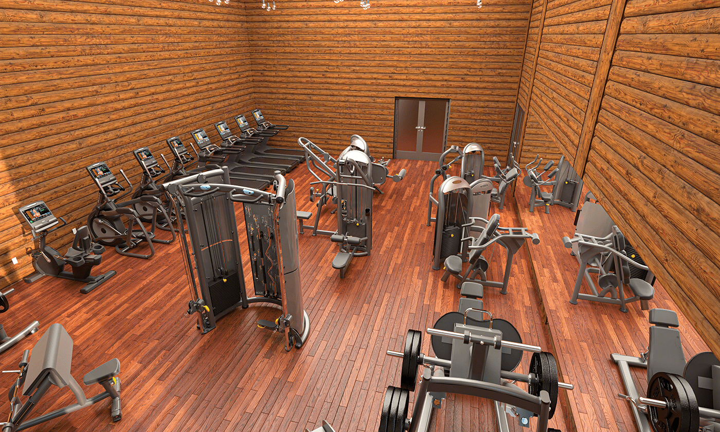 Anastasiya Gushchina丨健身房丨Country Club Remodel-6