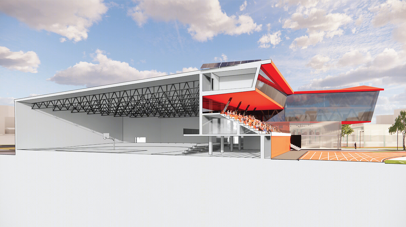 SPORTS COMPLEX IN GULBENE | COMPETITION PROJECT-5
