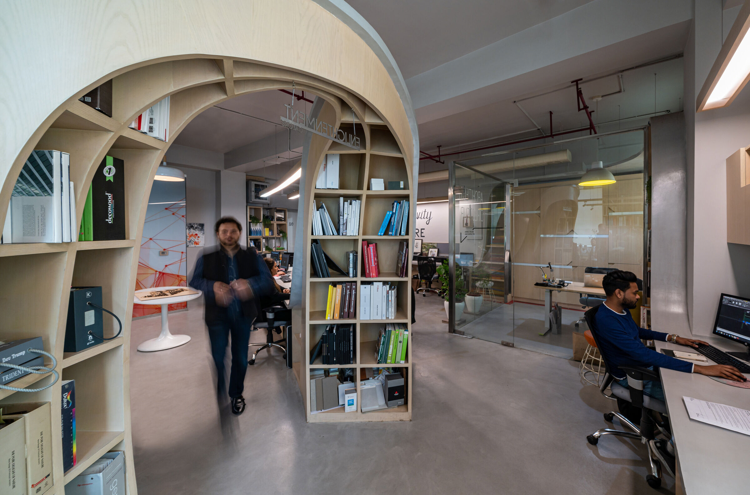 印度新德里 Spatial Stimuli 办公室设计丨CDA Architects-5