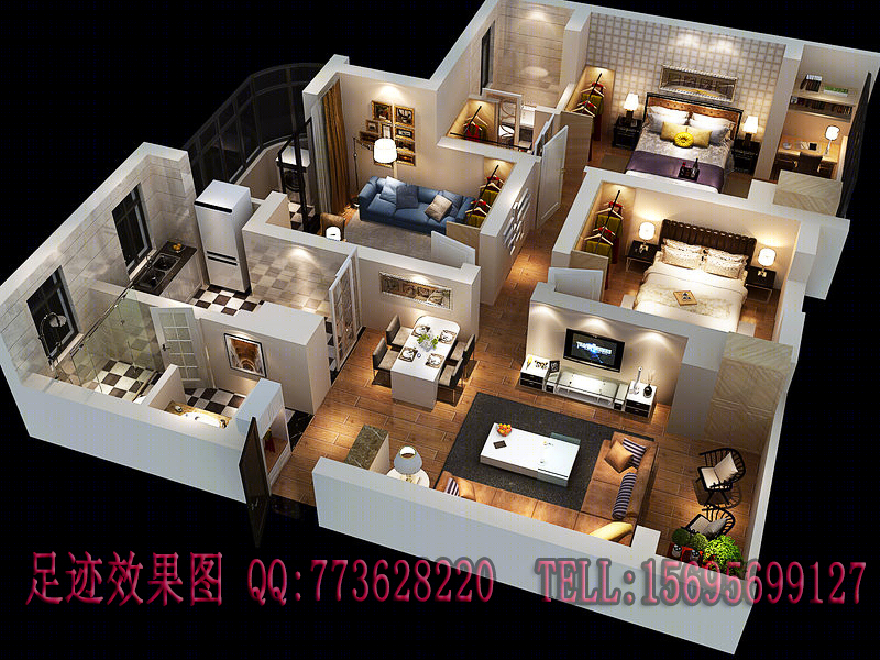 家装工装鸟瞰合集-18