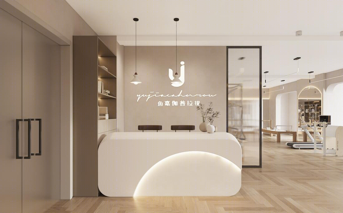 奶油风普拉提健身空间-0