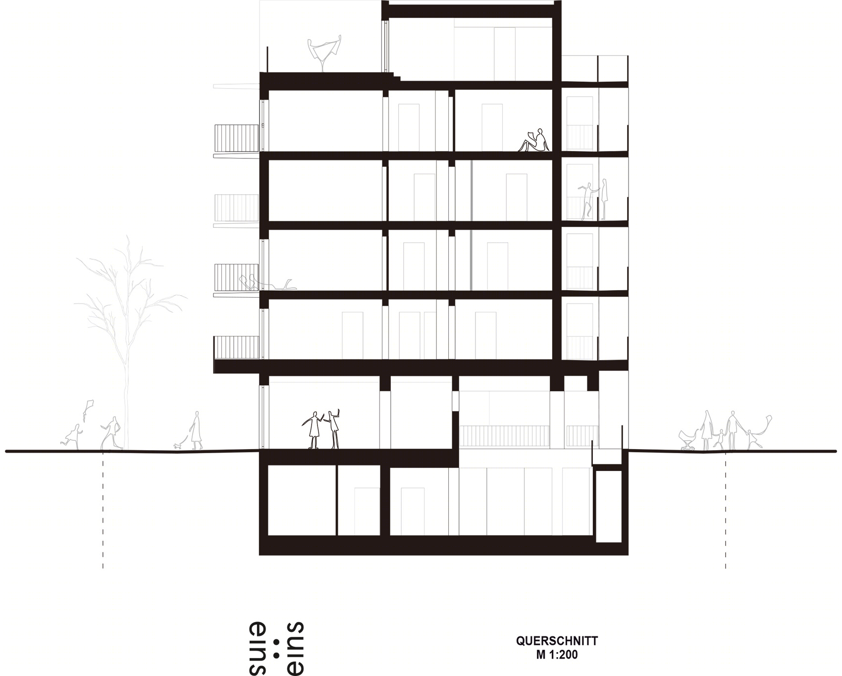 维也纳零能耗社会保障住宅 · Gleis 21 联合住宅丨奥地利维也纳丨einszueins architektur-39