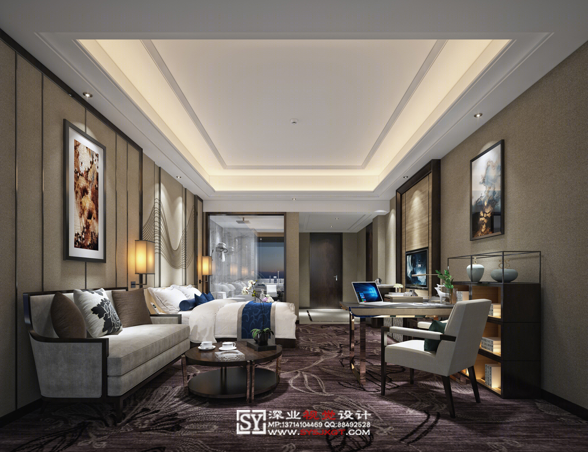2017 深业视觉设计酒店办公作品——深圳创意产业园酒店设计-28
