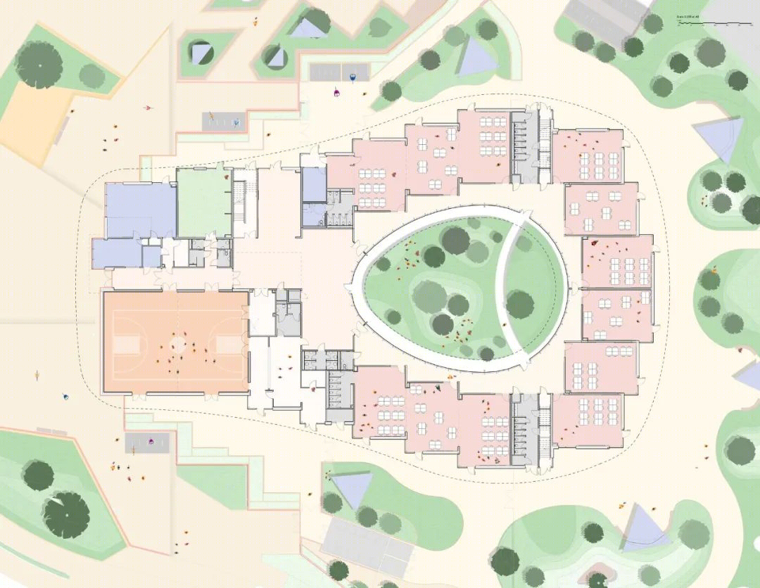 低碳环保的英国温特林厄姆小学设计丨dRMM-32