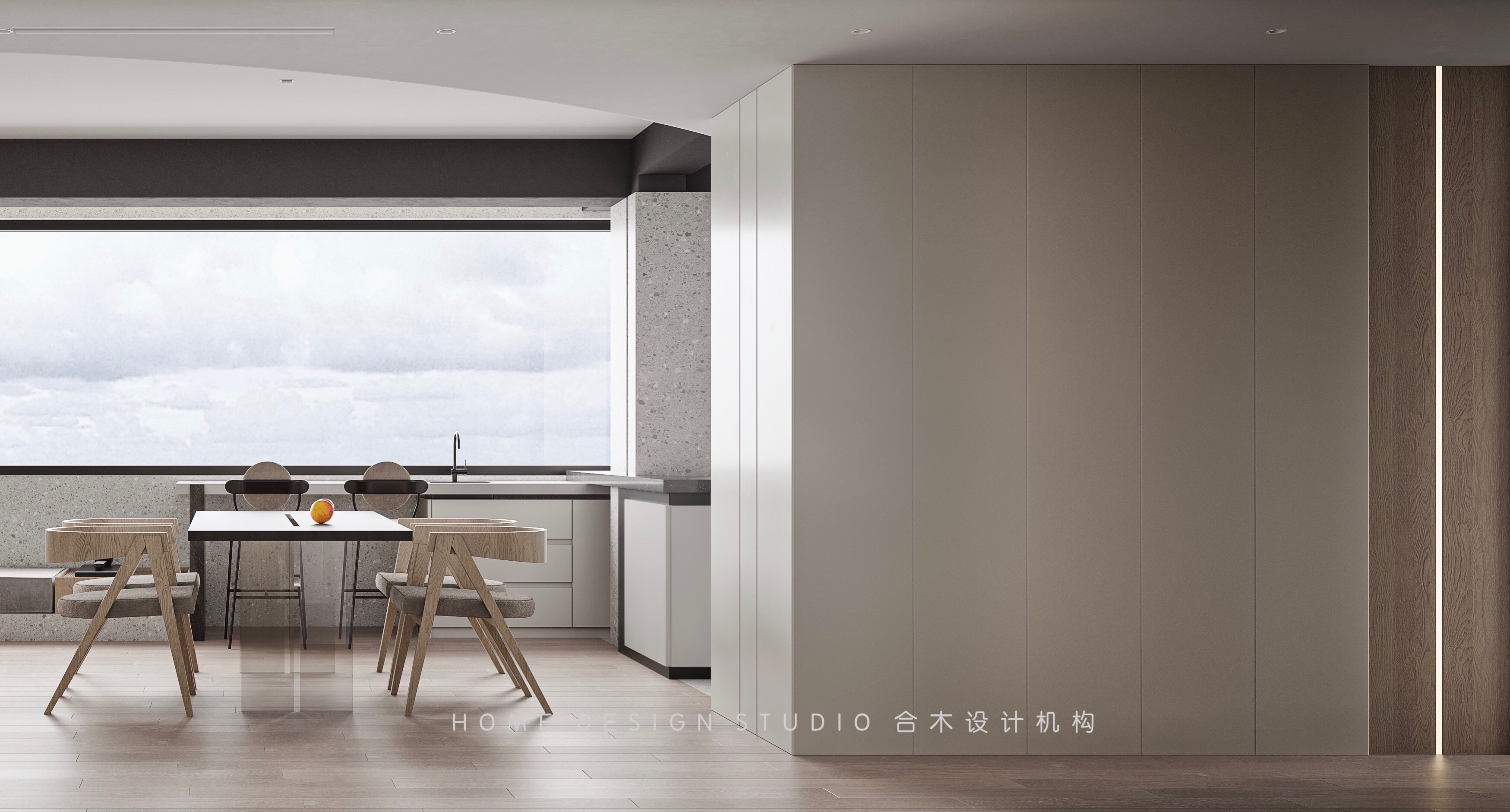 香樟园 140㎡现代简约住宅设计丨合木原创部-12