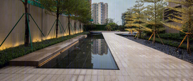 广州时代长岛三期现代住宅景观-8