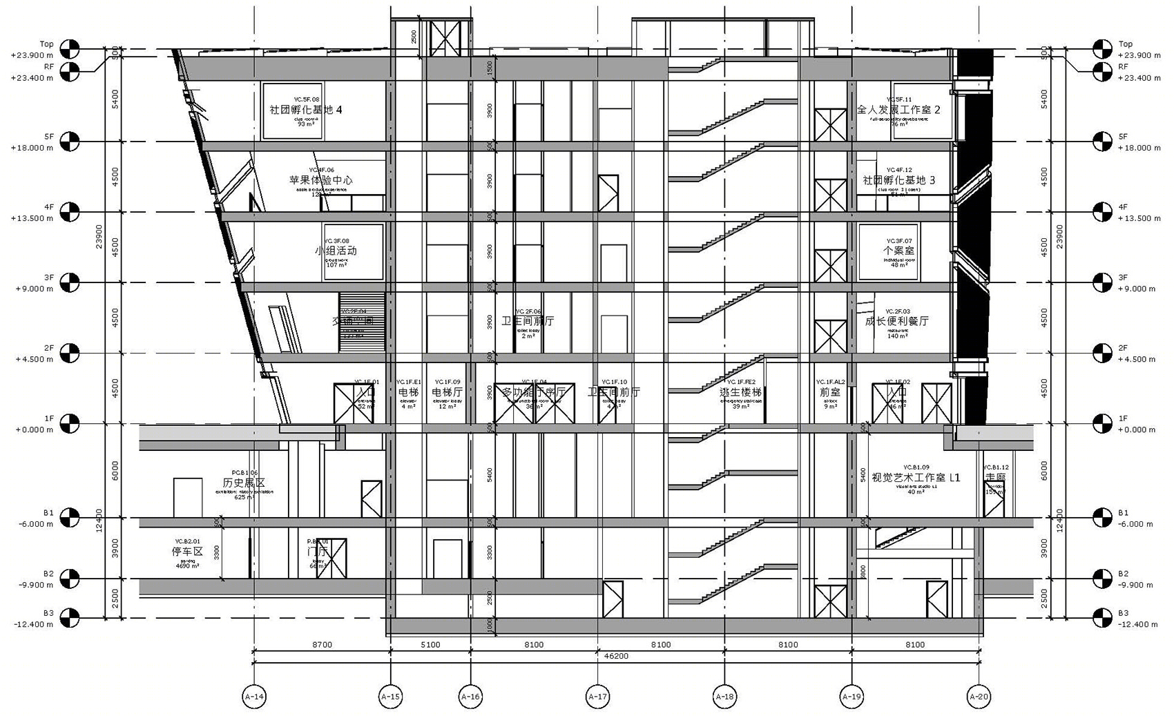 深圳龙岗三馆一城建筑-34