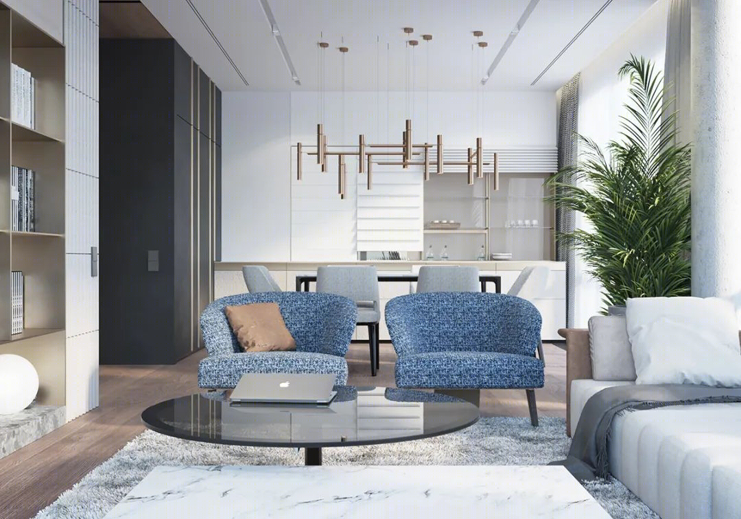 布拉格 170㎡个性高层公寓丨意大利布拉丨oni architects-12