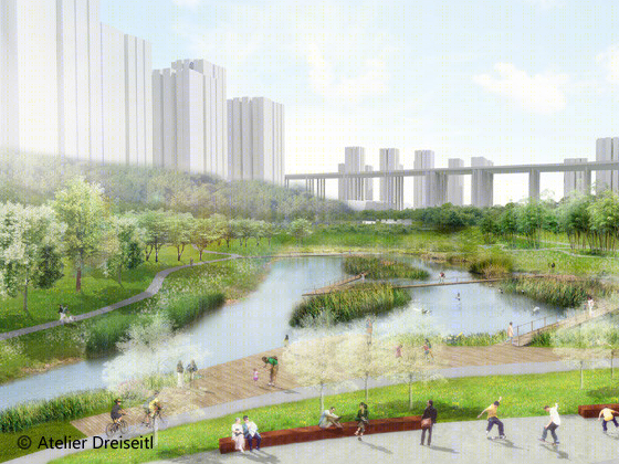 重庆双溪河生态治理景观 · 戴水道设计公司的绿色城市公园-10