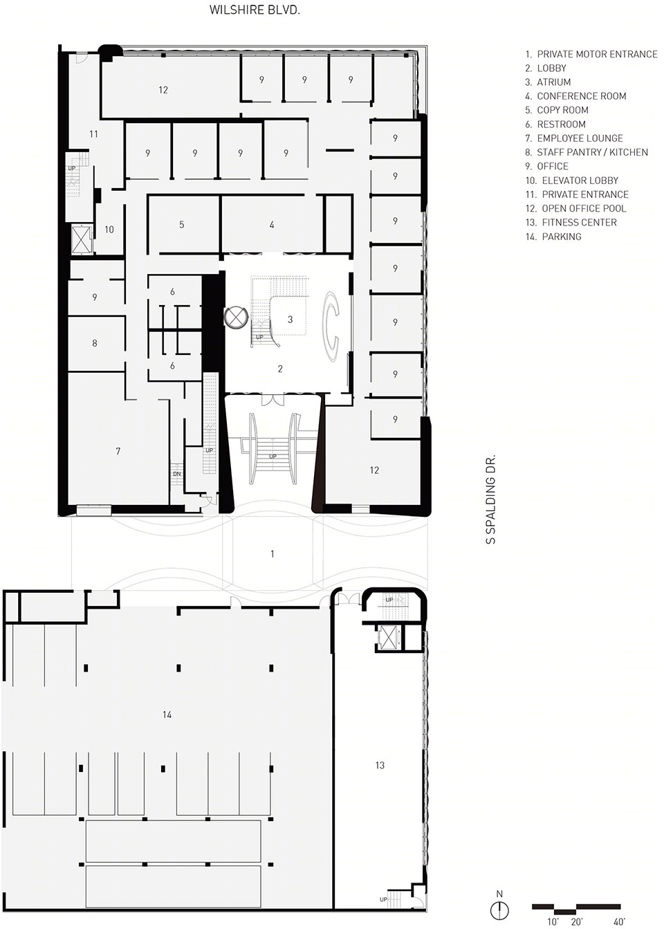 Gores Group 总部 | 热熔玻璃立面改造的活力办公楼-27