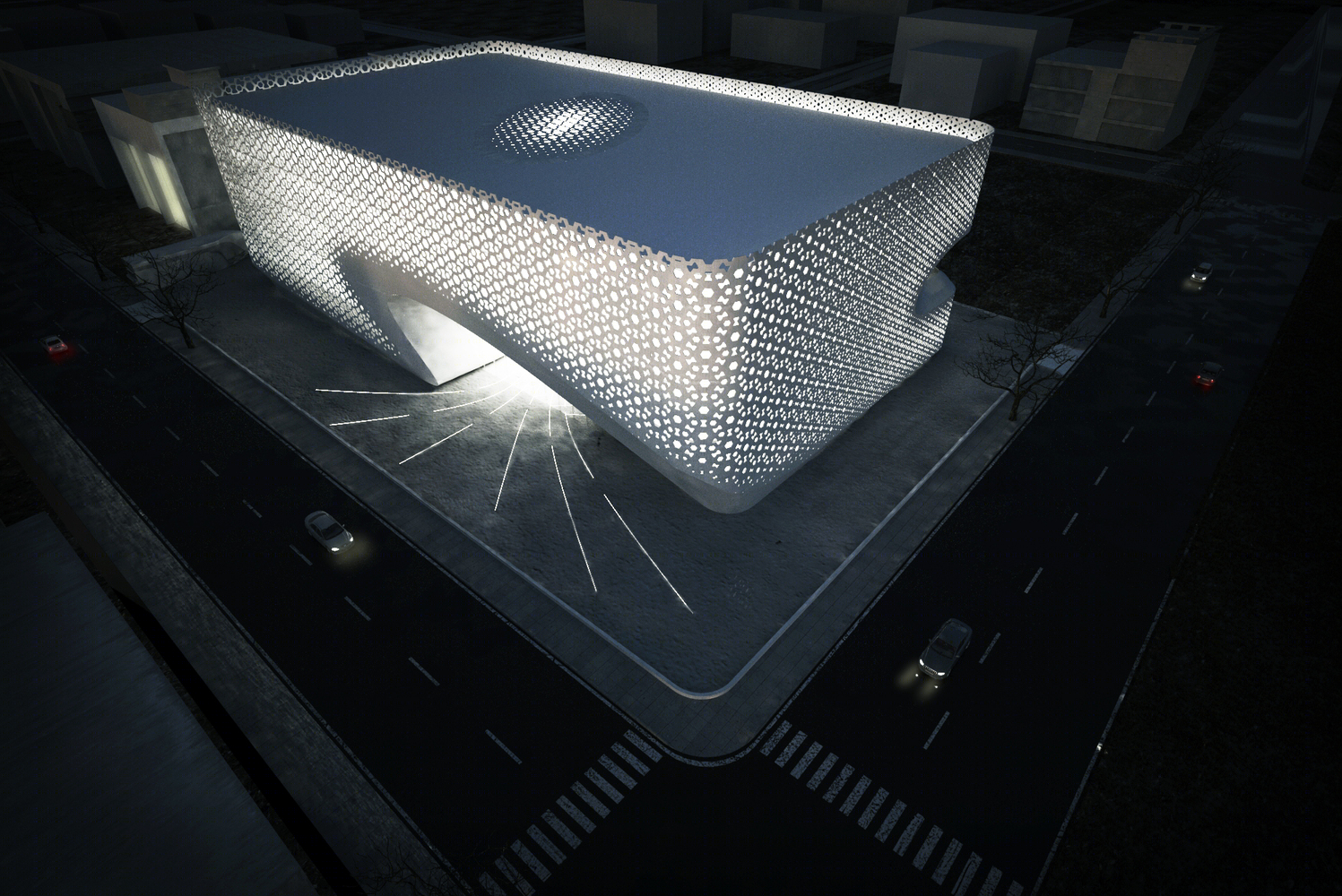 印度 Punjab Kesari 总部丨Studio Symbiosis 建筑事务所-14