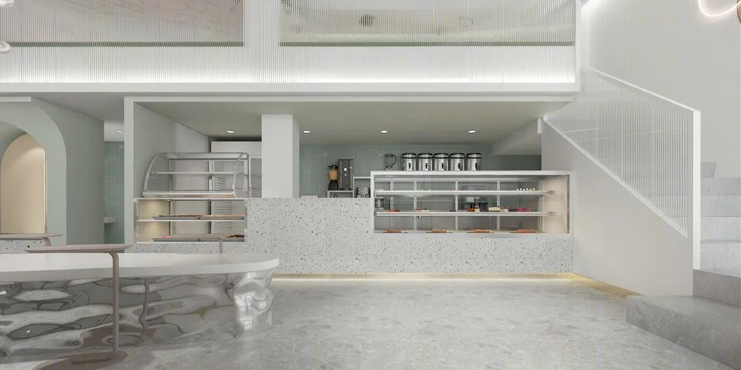 浅绿蛋糕店丨壹扬建筑装饰-40